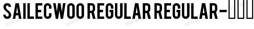 SailecW00 Regular Regular字体转换
